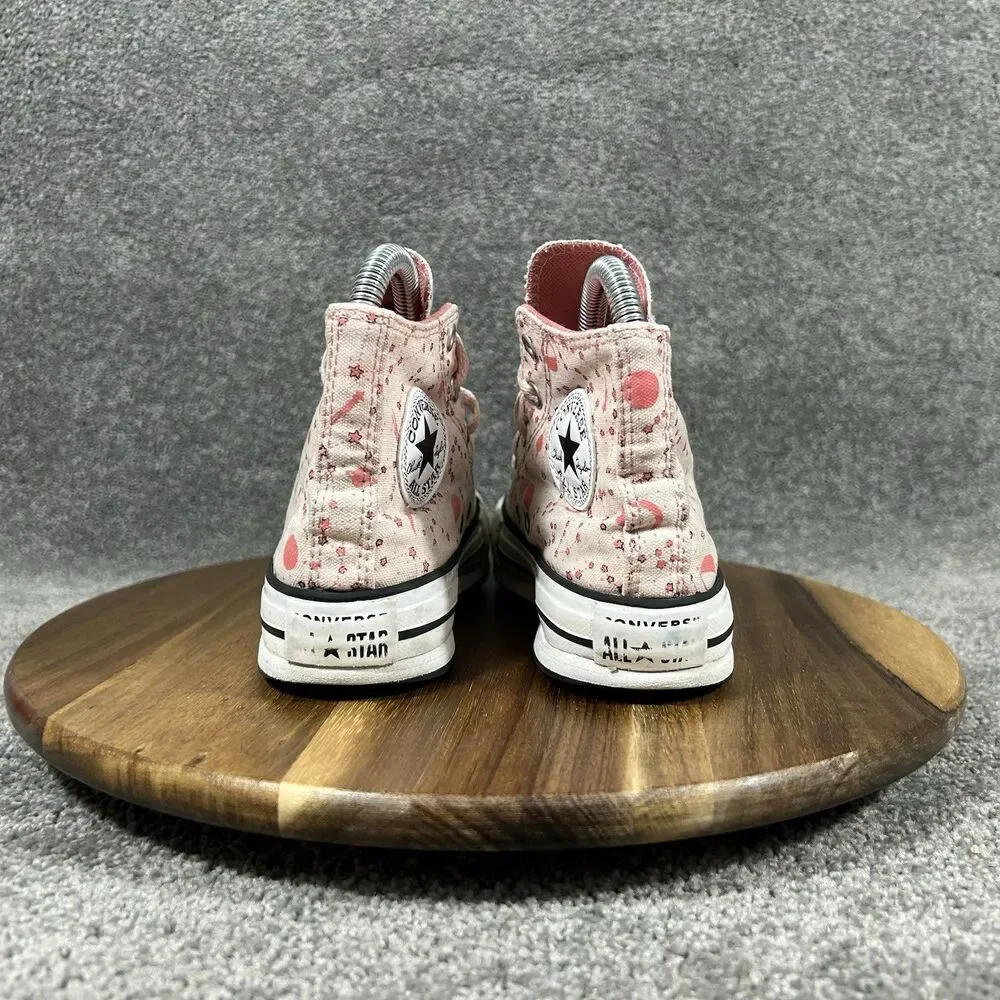 Converse Chuck Taylor All Star 673105C Kids Sz 1 Pink Constellations Shoes Used